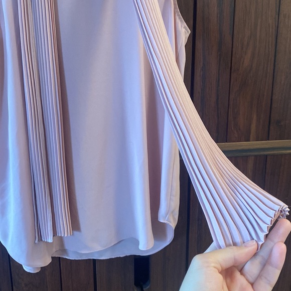 Ann Taylor Light Pink Sleeveless Blouse - Picture 3 of 4